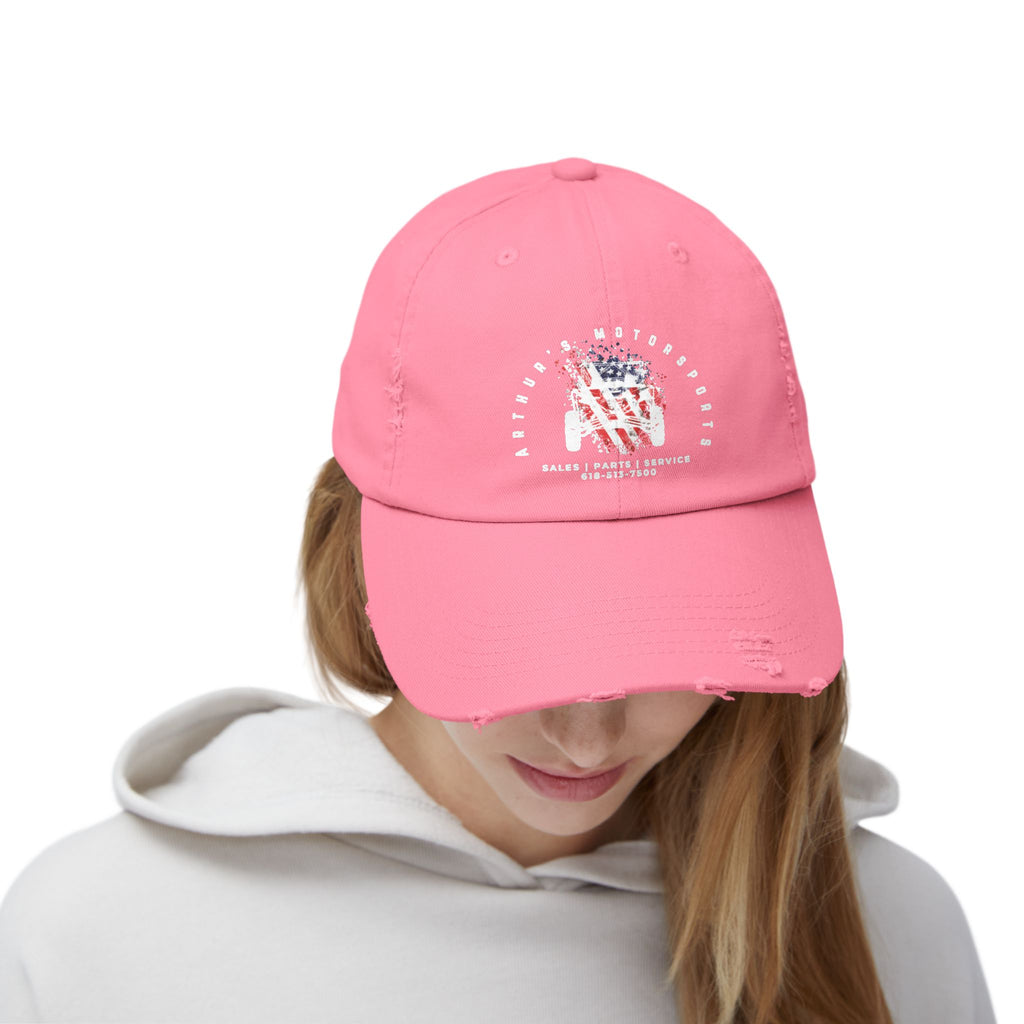 Arthur's Motorsports Distressed Hat