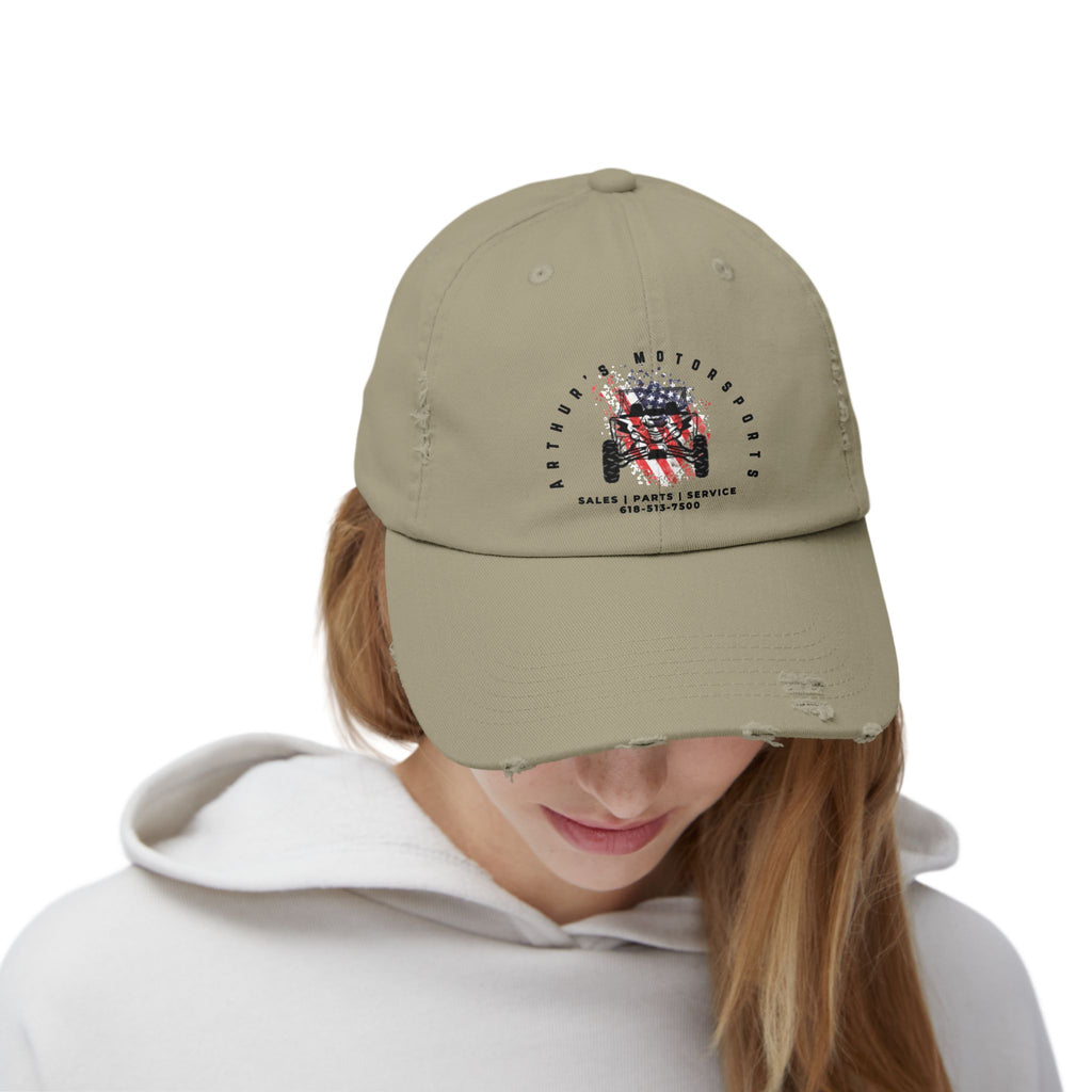 Arthur's Motorsports Distressed Hat