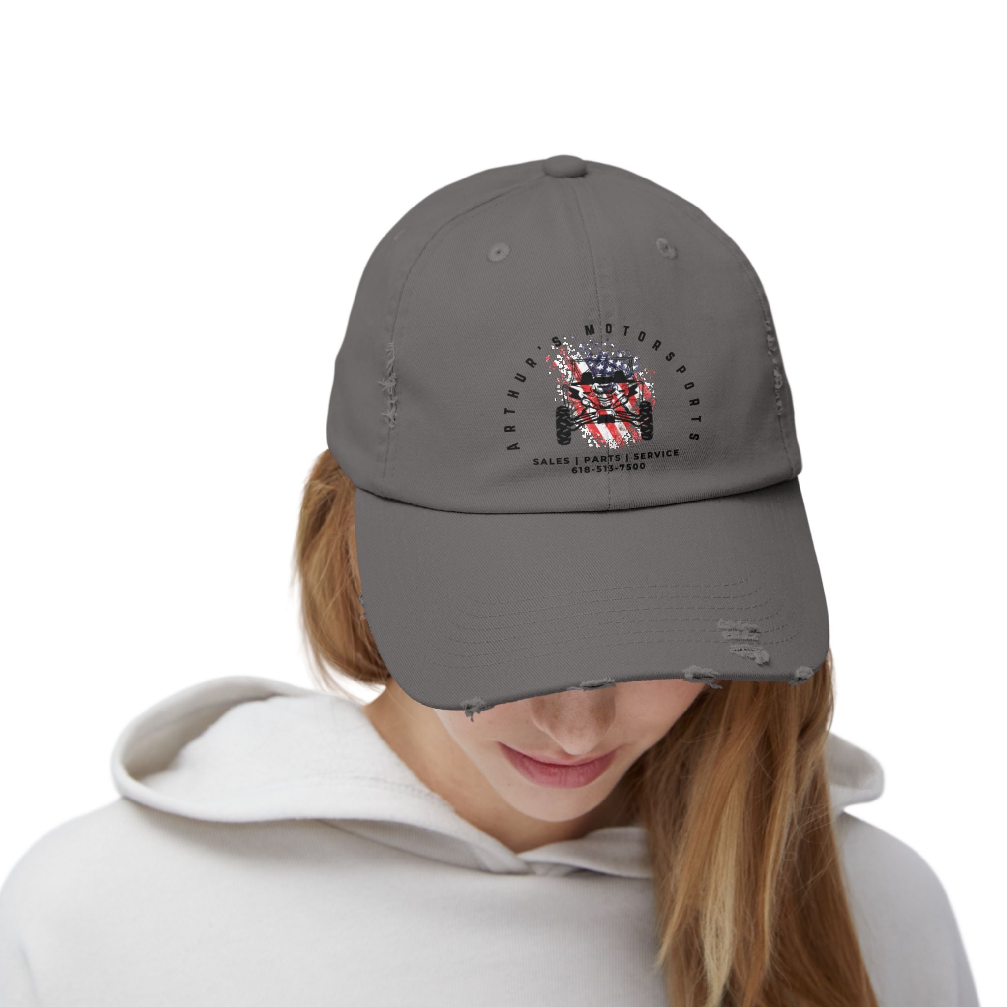 Arthur's Motorsports Distressed Hat