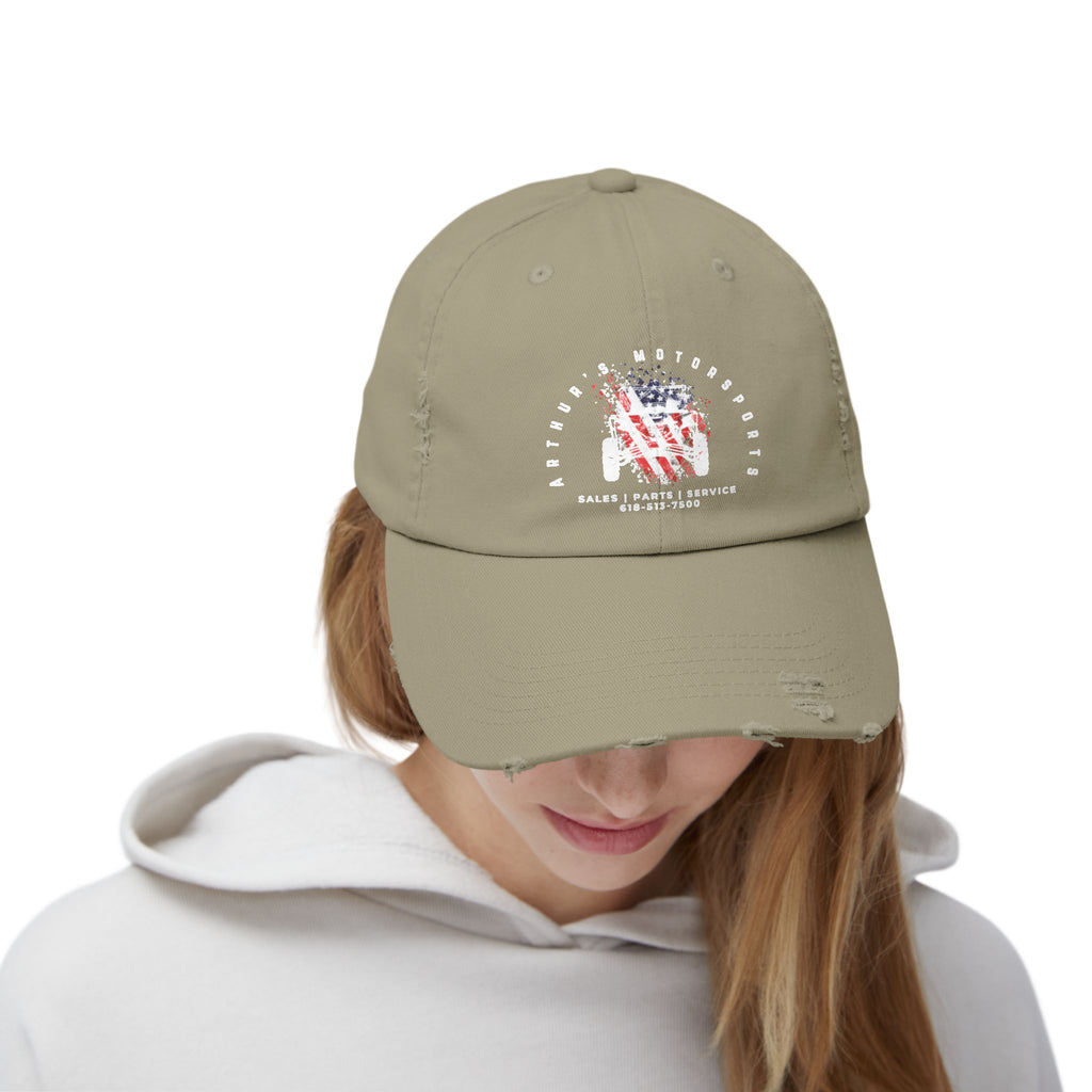 Arthur's Motorsports Distressed Hat