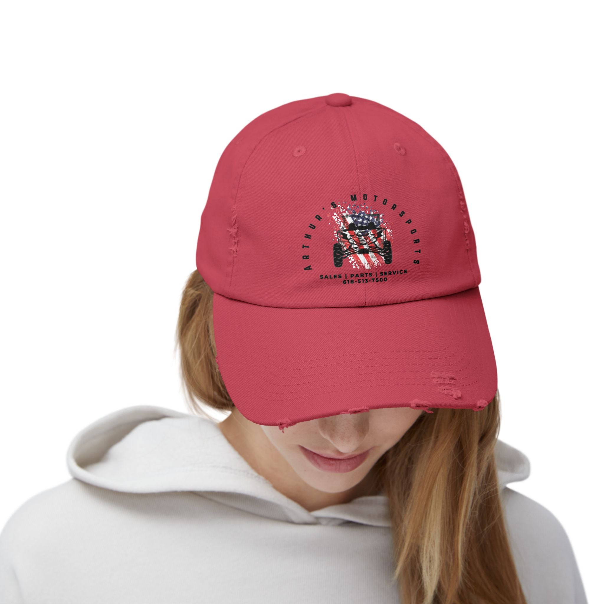 Arthur's Motorsports Distressed Hat