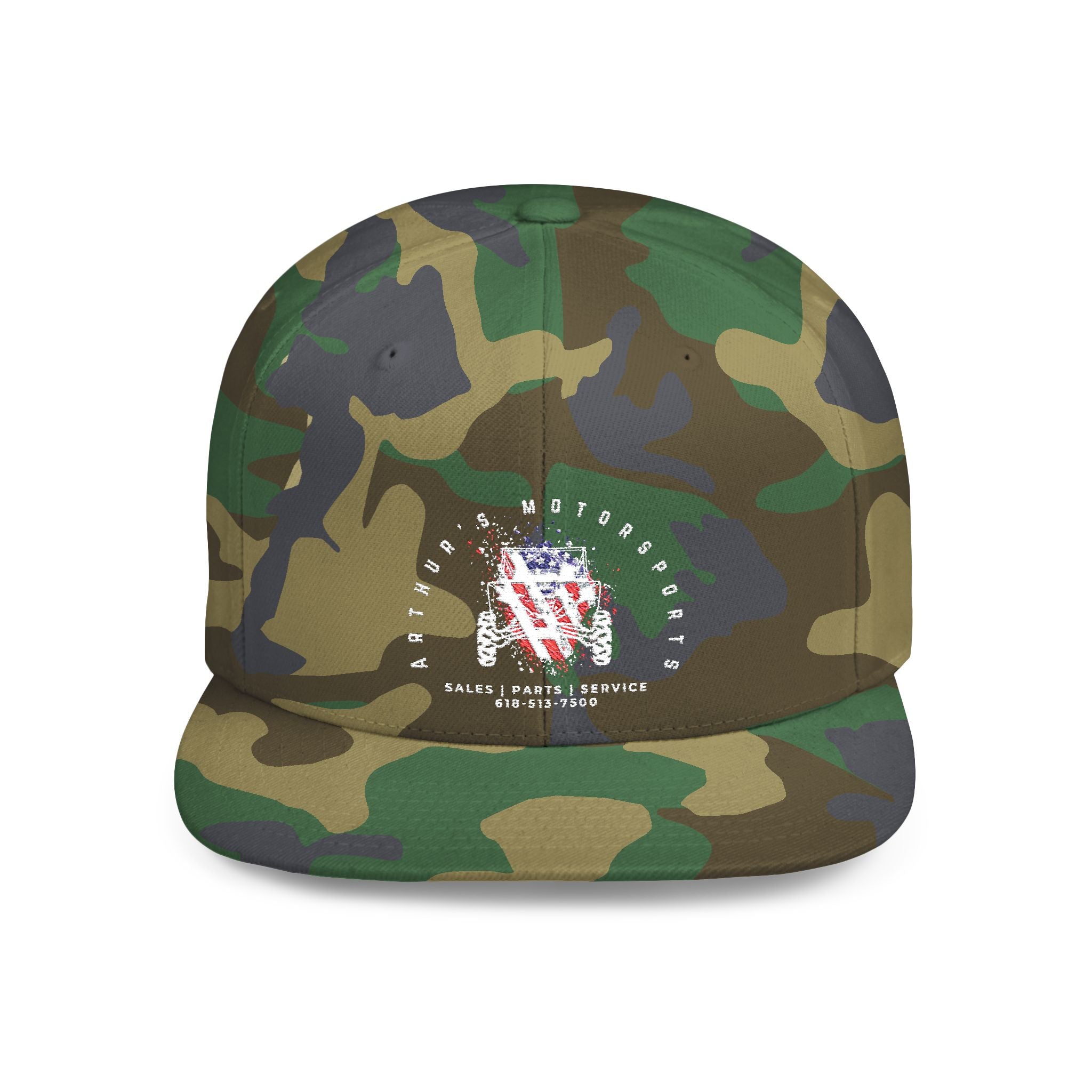 Arthur's Motorsports Flat Bill Hat