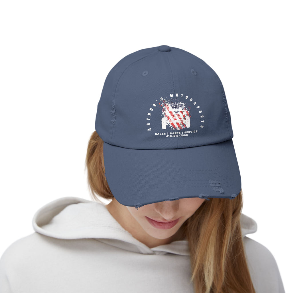Arthur's Motorsports Distressed Hat