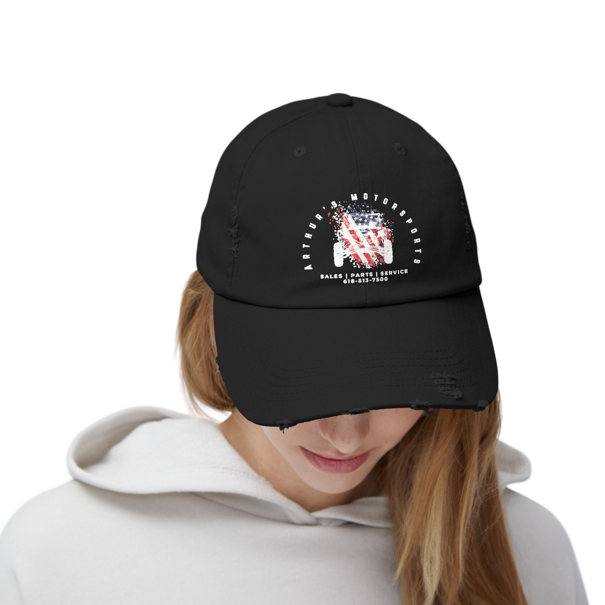 Arthur's Motorsports Distressed Hat