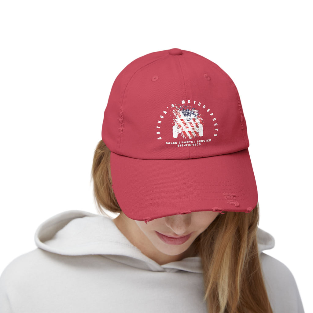 Arthur's Motorsports Distressed Hat