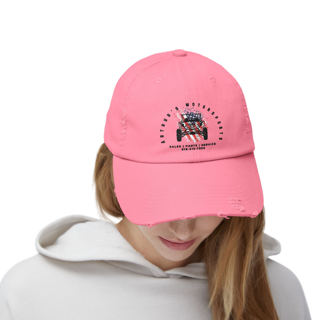 Arthur's Motorsports Distressed Hat