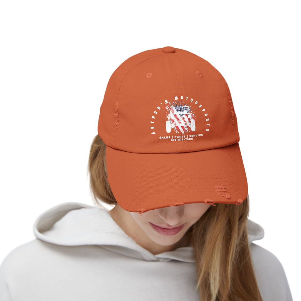 Arthur's Motorsports Distressed Hat